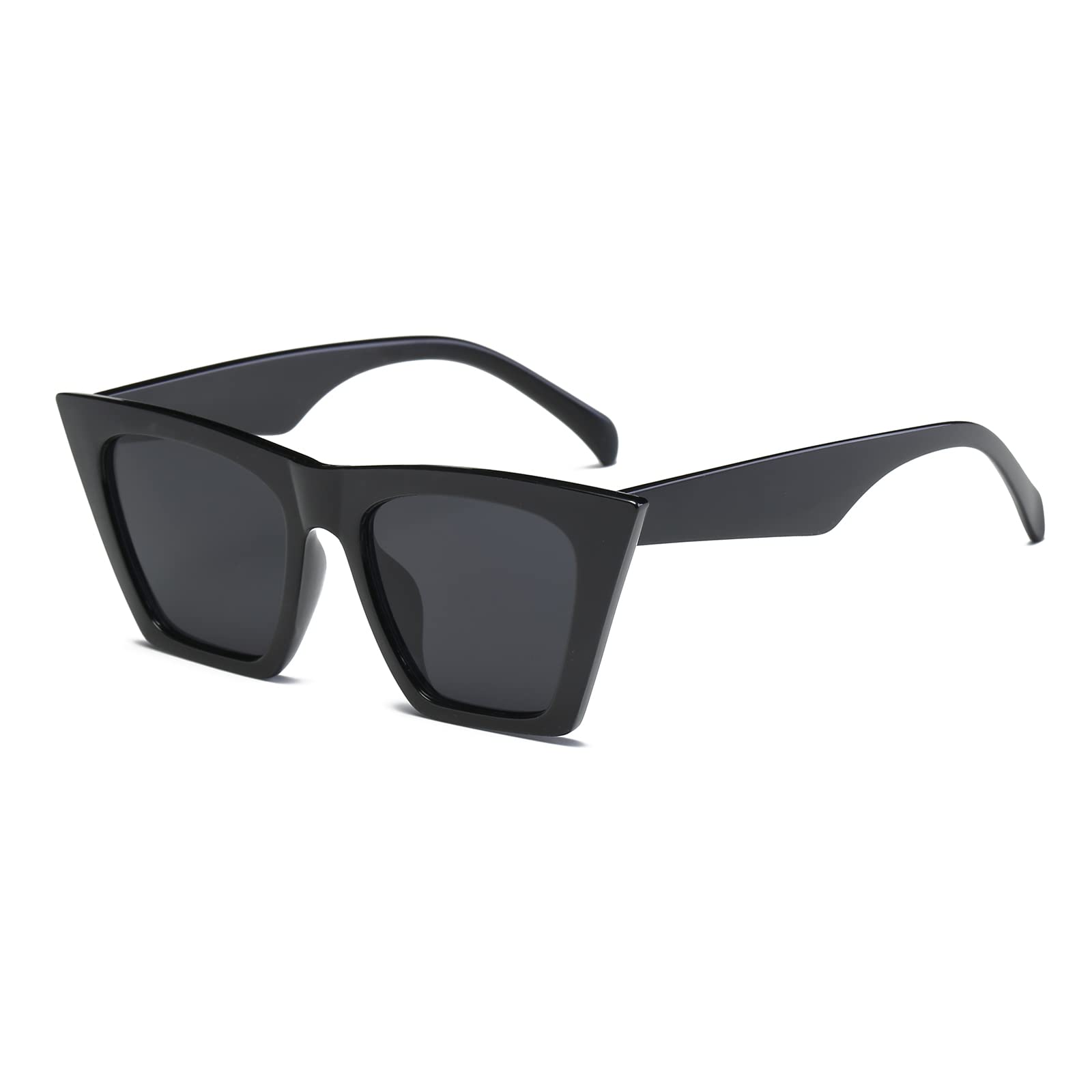 Long Keeper Retro Cat Eye Zonnebril voor Vrouwen Smalle