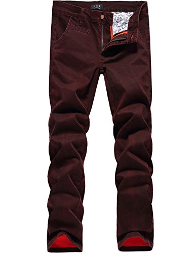 SSLR Men's Casual Straight Leg Slim Fit Denim Biker Jeans