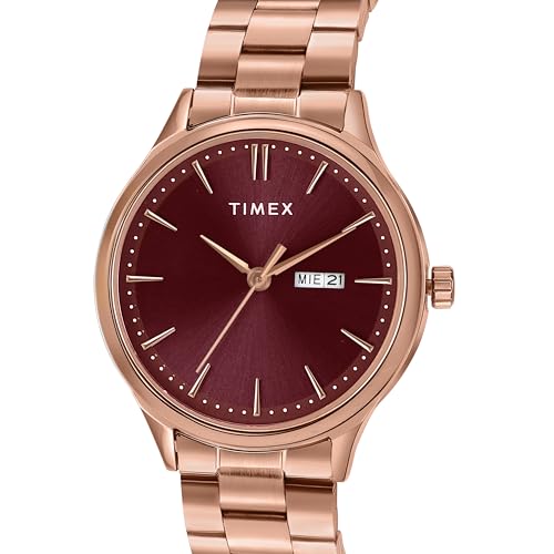 Image of TIMEX Analog Watch for Pair with Round Dial & Water Resistant Couple's Wrist Watches