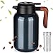 LustLocke Thermos 2 Litri con Indicatore di Temperatura, Thermos con Filtro da Tè 100% Ermetico e a Prova di Perdite, Caraffa Termica per Latte, Tè & Caffè immagine