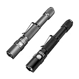 ThruNite LED Flashlight Archer 2A V3 Bundle/Metal Grey Cool White and Black Neutral White