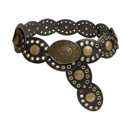 Women Waist Belt PU Leather Trendy Decoration Waistband for Dress Trousers Party