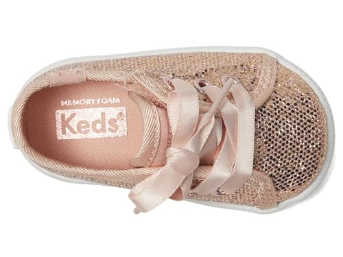 Keds baskets bébé en toile blanche style tennis basse - 3