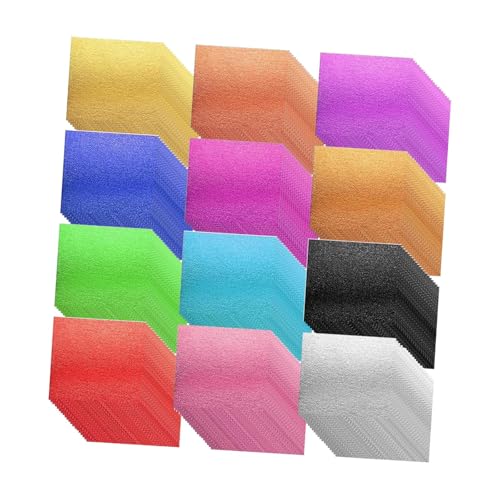 Colcolo 240 Hojas de Pan de Oro, 12 Colores, Suministros de Arte, Hojas de Papel de imitación de Pan de Oro con Purpurina para Hacer Joyas, envoltorios de