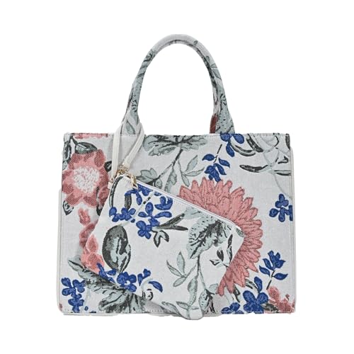 Bolso Mujer Tote 2 en 1 Antik Kraft Isabella Algodón miniatura 1