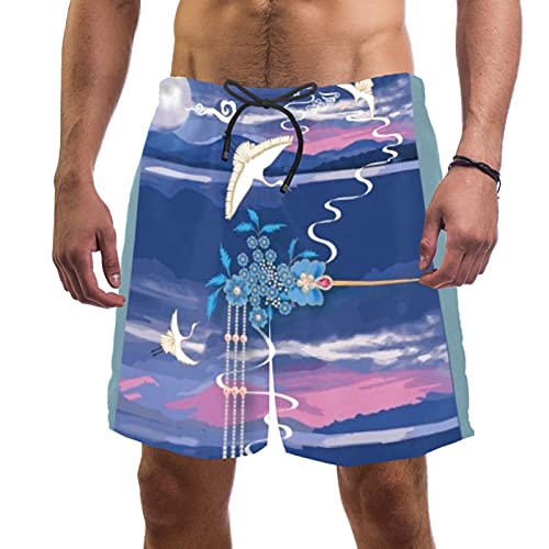 Short de bain style chinois pour homme idéal pour la plage et les vacances d'été