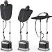 Professional Series Garment Steamer Accessories for Clothes Dual-Pro Iron & Pressurized with Heavy Duty 1800 Watt Power and a Large Water Tank, Built-in Ironing Board and Deluxe Garment Hanger