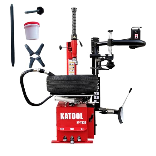 KATOOL 2.0HP Tire Changer Machine with Bead Blaster Turn Table 28" Tire Changer Tire Machine Tire Repair Tools (KT-T835)