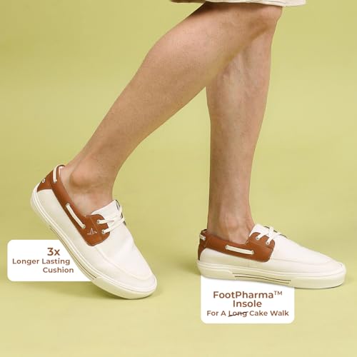 Image of YOHO Sailor Men's Versatile Stylish Breathable Canvas Boat Shoe