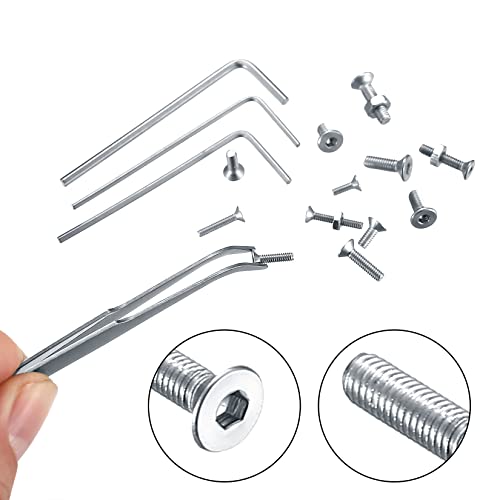 wugongshan 570 Pcs M2/M2.5/M3 Countersunk Head Screws Bolts and Nuts Set - Image 3