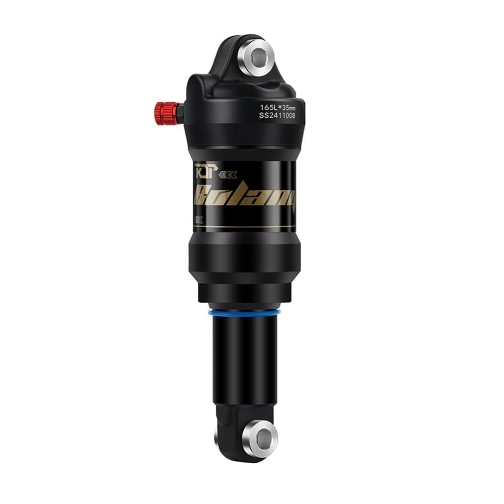 Ammortizzatore posteriore regolabile a pressione dell'aria per mountain bike 165 mm 190 mm ammortizzatore in lega di alluminio 35 mm 50 mm corsa per bici elettrica da discesa nera