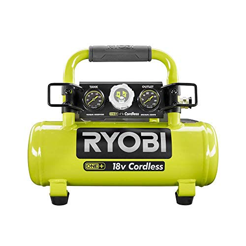 RYOBI 18-Volt ONE+ Cordless 1 Gal. Portable Air Compressor Kit (Bulk Packaged, Non-Retail Packaging) P739 + P108 + P118