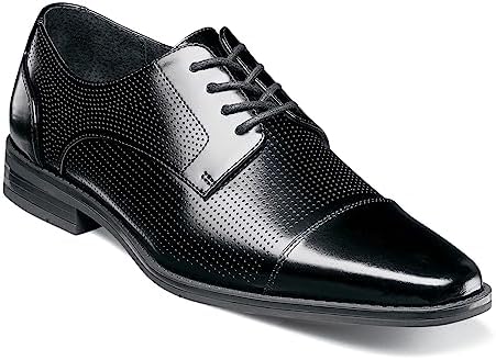 STACY ADAMS Men's, Kepler Cap Toe Oxford Black | Image 3