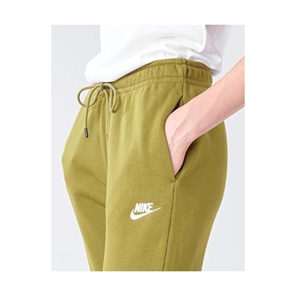 Nike-Womens-Sportswear-Essential-Fleece-Jogger-Pants Nike W NSW Essntl Pant Reg FLC Joggers & Tracksuits Women Kaki - L - Tracksuit Bottoms Pants