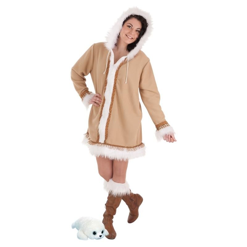 Disfraz de Esquimal para Hombre y Mujer (Mujer (L))