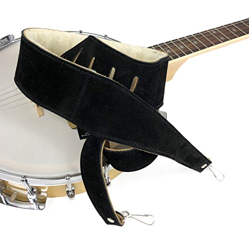 Perri’s Leathers Ltd. – Sangle de Banjo – Rembourrage en Peau de Mouton – Cuir – Longueur Ajustable – Fabriquée au… - Les Beatles, Paul McCartney, John Lennon, RIngo Starr, George Harrison Perri's Leathers Ltd. - Sangle de Banjo - Rembourrage en Peau de Mouton - Cuir - Longueur Ajustable - Fabriquée au… – Image 5