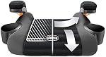 Chicco GoFit Backless Booster Car Seat, Travel, Portable Car Booster Seat for children 40-110 lbs. - Knight/Black, 1 Count (Pack of 1)