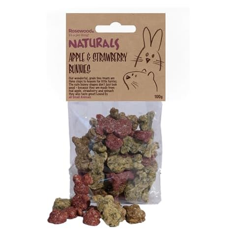 Rosewood Bunny-Shaped Apple & Strawberry Treats Cover