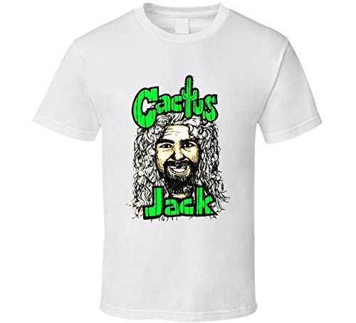 Cactus Jack Mick Foley Wrestling Legend T Shirt L White