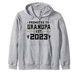 Photo Gallery promoted to grandpa 2023 future grandpa - funny new grandpa felpa con cappuccio Photo Gallery promoted to grandpa 2023 future grandpa - funny new grandpa felpa con cappuccio