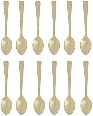 Fino Demi Spoon Set, Gold Plated Stainless Steel, Made in Japan, Set of 12