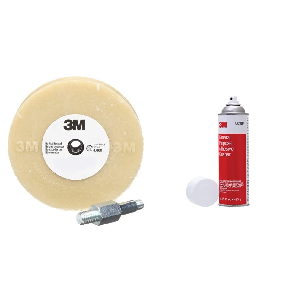 3M Stripe Off Wheel Adhesive Removal Eraser Wheel with Mandrel and 3M