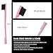 3 Pieces Hair Styling Comb Set Teasing Hair Brush Rat Tail Comb Edge Brush for Edge&Back Brushing, Combing, Slicking Hair for Women (Pink)