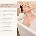 Bathtub Pillow for Neck and Shoulder - Spa Bath Pillows for Tub Neck and Back Support - Perfect Bath Accessories for Women - Relaxing Luxe Bath - Ideal Bath Gift Set for Women - Home Spa Products
