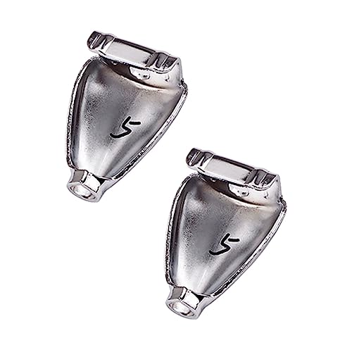 Hoement 2個 ドラムフック バスドラム クローフック ドラム交換フック バスドラムアクセサリー アイアンドラムマウントフック メタルドラムマウントハードウェア 鉄 Silver