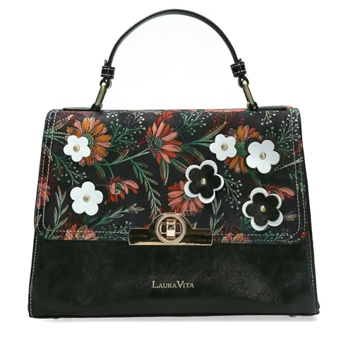 Laura Vita Bolso de las señoras Astry 04, Color:Negro