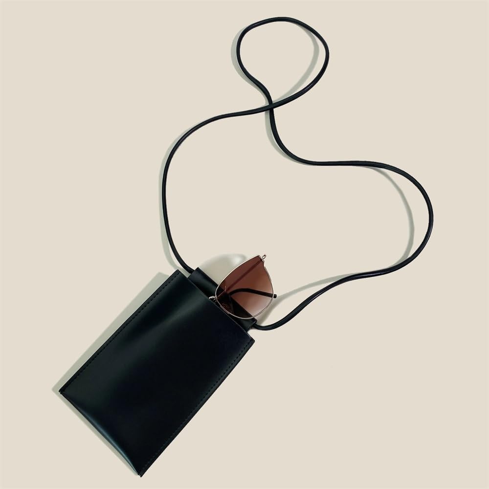 Gafas Portátil Funda Estuche retro de piel for gafas sol, funda for
