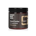 Every Man Jack Beard Butter- Subtle Sandalwood Fragrance - Rejuvenates, Hydrates, and Styles Dry, Unruly Beards While…