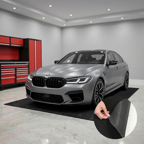 FLEXIMOUNTS 17x8 Ft Heavy Duty Garage Floor Mat - Anti-Slip Backing & Oil Absorbent Surface, Premium...