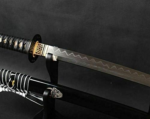 Miniatura 3 de Espada Excelente Kill Bill Katana Japonesa Samurai Espada Real Arcilla Templada Doblada Stee