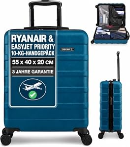 Cabin Max Handgepäck Koffer groß Trolley Handgepäck 55x40x20 Reisekoffer