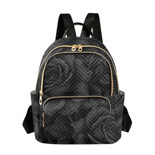 Sac à dos matelassé roses noires Wudan pour utilisateur taille S-M