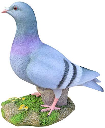 Statue pigeon résine décoration extérieur oiseau simulation ameublement