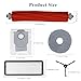 Accessories Kit for Roborock Qrevo S/Qrevo Plus/Qrevo Pro/Qrevo MaxV 【Not for Q Revo】Robot Vacuum, 2 Main Brush Roller, 4 Hepa Filters,4 Mop Pads, 4 Dust Bags, 6 Side Brush, 22 Pack Replacement Parts