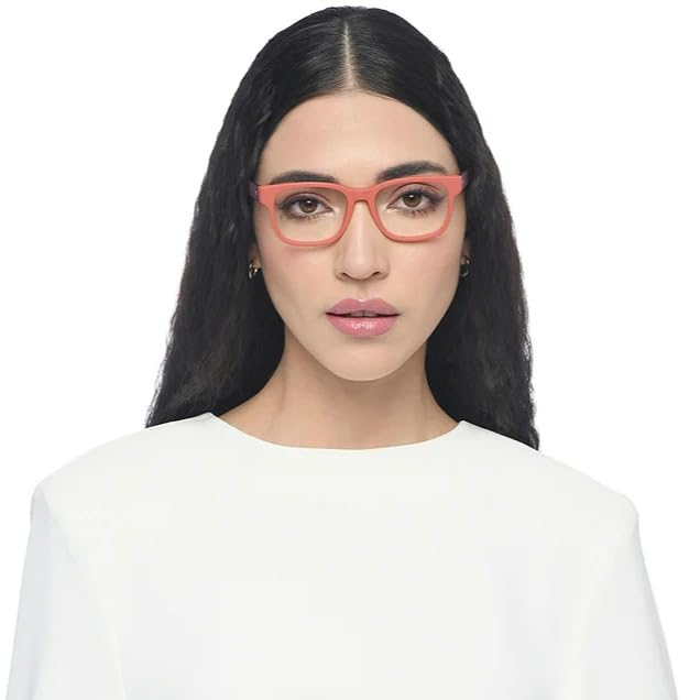 Image of LENSKART BLU | Zero Power Cut Computer Glasses | Anti Glare, Lightweight & Blocks Harmful Rays | UV Protection Specs | Full Rim Square | For Men & Women | Small | LB E16222