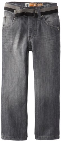 Lee Boys' Dungarees Belted Relaxed-fit Bootcut Jeans