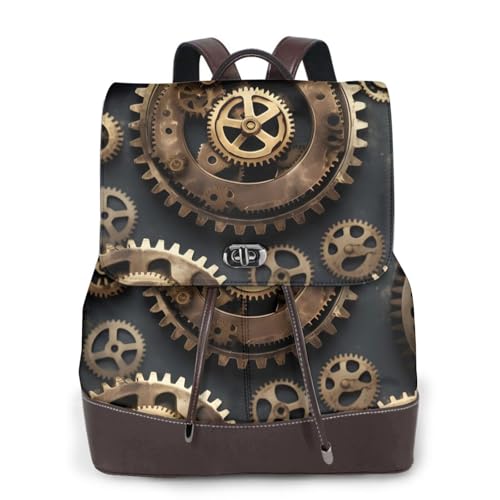 Sac à dos steampunk en cuir pour femme idéal pour le travail et usage quotidien