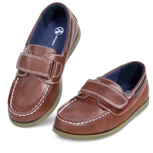 Image of Boys Dress Shoes Casual Loafers Little Kid /Big Kid Slip Boat Shoes