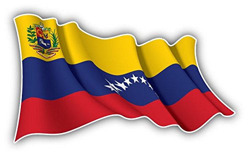 Venezuela bandiera Waving mondo art decor adesivo