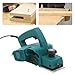 Elektrische Handhobelmaschine, Elektrohobel Holzbearbeitung 600W 82mm Hobelbreite für Heimwerker und Profi Schreiner