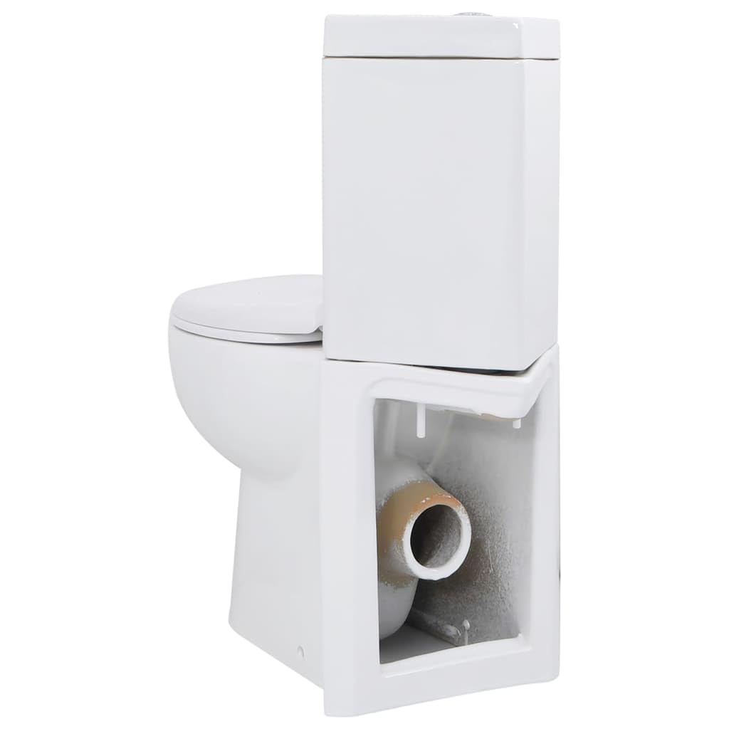 Genérico Inodoro WC de Esquina cerámica Blanco,Bricolaje,Fontanería,Piezas para fontanería,Baños y bidés,Baños-141133