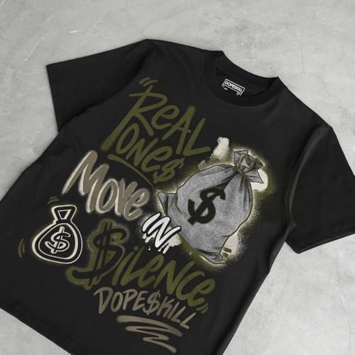 Image of DopeSkill Graphic Tee Streetwear Hip Hop Hypebeast Unisex T-Shirt Sneaker Colour Matching Shirts Inspired Motivation Quotes