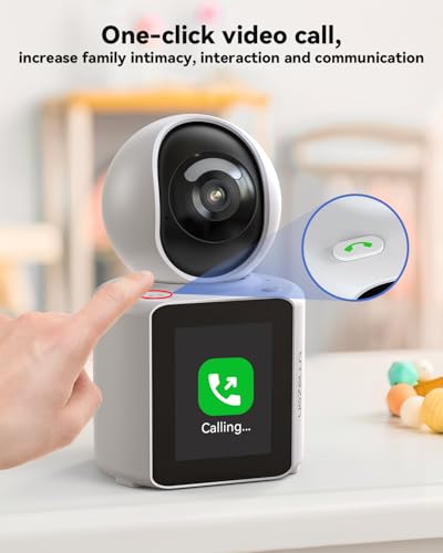 TMEZON Video Pet Dog Camera Indoor Two Way Wireless Security Camera Monitor 1080P with Phone app and Motion Detection,Baby/Elderly/Nanny Audio Calling Device Pan Tilt - Image 4