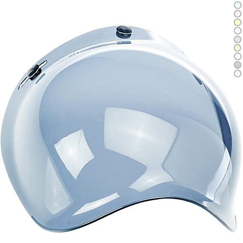 Coppia Visiere Cromate Per Fari Supplementari Moto | Adatte Per Harley Davidson E Custom | Diametro Vetro 10 Cm (4.5") - 2