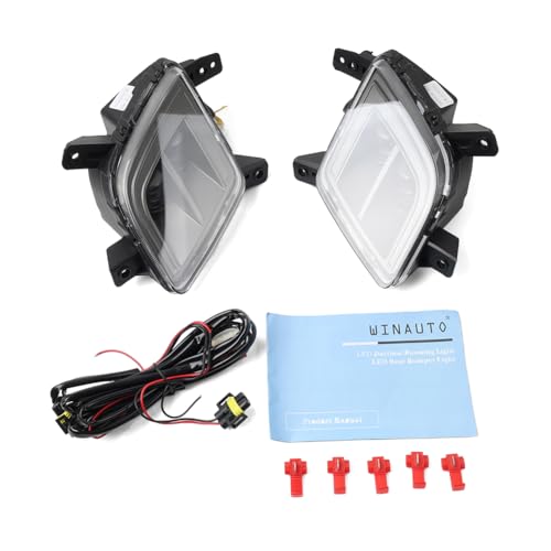 Bacar Front Fog Light Daytime Running Lights Driving Lamps ABS for KIA for Sportage 2011 to 2015 2 Pcs