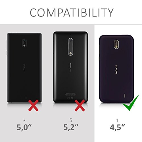 Kwmobile Custodia Compatibile con Nokia 1 - Cover